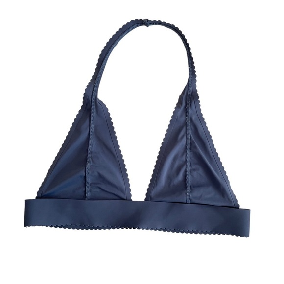 urban outfitters out from under baby blue scallop hem bralette size M - Picture 2 of 6